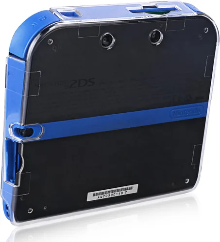 Vista 3 de Compatible con funda 2DS, funda protectora rígida de plástico transparente AKWOX para 2DS