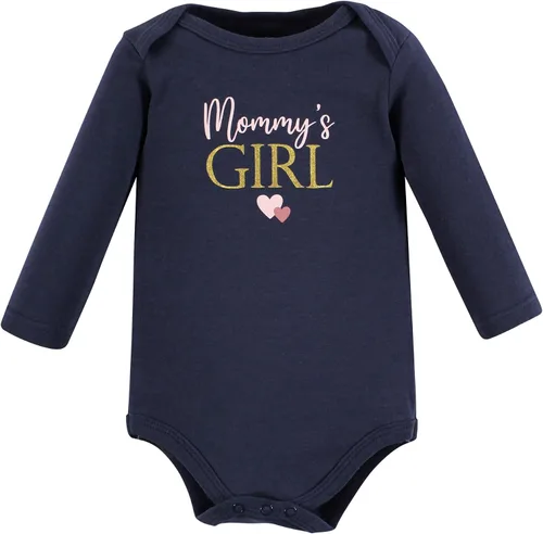 Vista 6 de Hudson Baby Body unisex de algodón de manga larga, para bebé