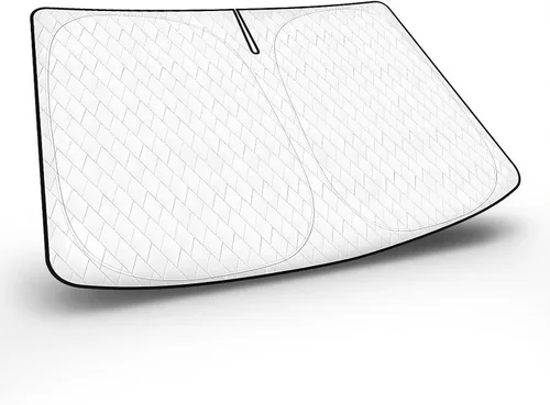 Vista 17 de KUST Parasol para parabrisas para Mazda 3 2010-2013, accesorios de ventana, parasol cubierta solar plegable, bloquea los rayos UV, mantiene
