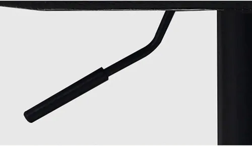 Vista 5 de Taburetes de bar con respaldo de madera maciza, taburetes de bar ajustables de cuero giratorios, sillas de bar giratorias con respaldo, silla de bar