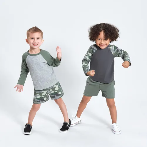 Vista 5 de Gerber Paquete de 3 pantalones cortos de punto sin cierre para bebé niño