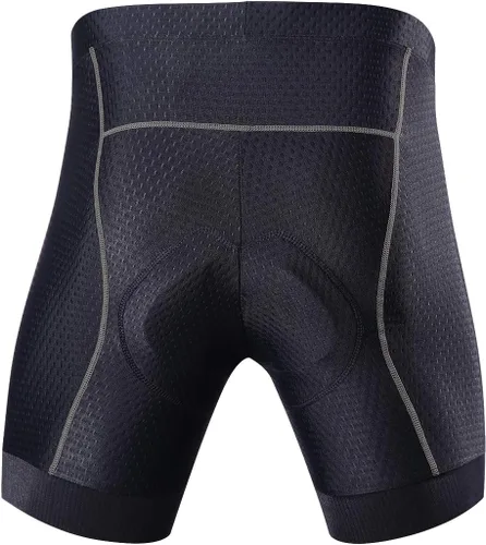 Vista 2 de Souke Sports Men's Cycling Underwear Shorts 4D Padded Bike Bicycle MTB Liner Shorts with Anti-Slip Leg Grips