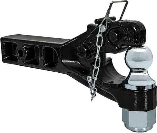 Vista 3 de Buyers Products - Enganche combinado de 10 toneladas, receptor de 2-1/2 pulgadas, bola de 2 pulgadas