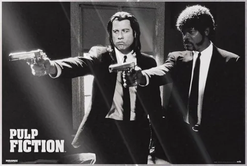Vista 9 de POSTER STOP ONLINE Pulp Fiction - Póster de película (Vincent & Jules - Guns) (tamaño: 36" x 24")