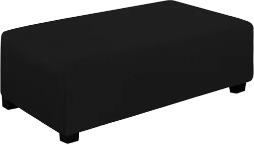 Vista 28 de Easy-Going Funda Elástica para Otomana Taburete de Almacenamiento Plegable Protector de Muebles Funda Rectangular Suave con Parte Inferior Elástica