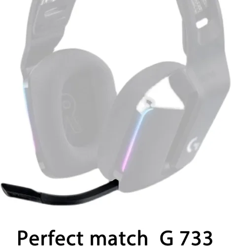Vista 3 de REEYEAR Micrófono de repuesto para micrófono de aislamiento de ruido de sonido de cristal compatible con auriculares inalámbricos Logitech G733