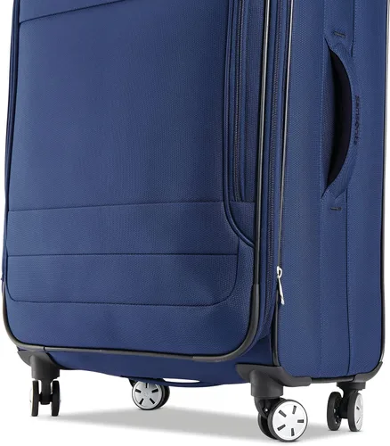 Vista 5 de Samsonite Aspire DLX Softside - Maleta expandible con ruedas giratorias, Azul (Blue Depth), Aspire Dlx Softside - Equipaje expandible con spinners