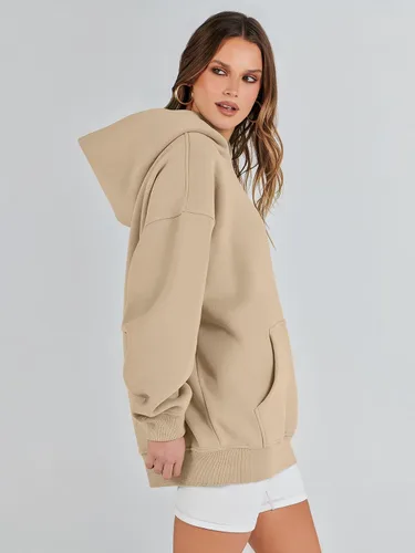 Vista 6 de ANRABESS Womens Oversized Hoodies Fleece Sweatshirts Long Sleeve Hooded Pullover Winter Clothes with Pocket