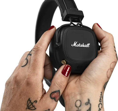 Vista 10 de Marshall Major IV - Auriculares de diadema Bluetooth, color negro