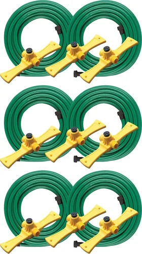 Vista 9 de Orbit - Sistema de riego de césped Port-a-Rain, kit automático de agua para plantas y jardín, 58092N, Verde