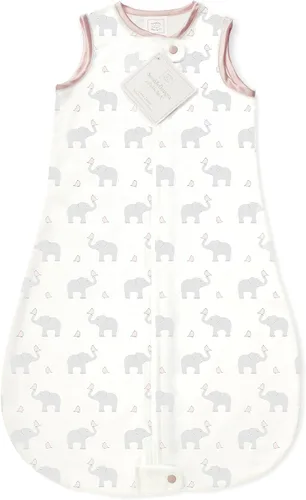 Vista 6 de SwaddleDesigns Saco de dormir de franela de algodón, manta sin mangas con cremallera de 2 vías, fabricado en Estados Unidos