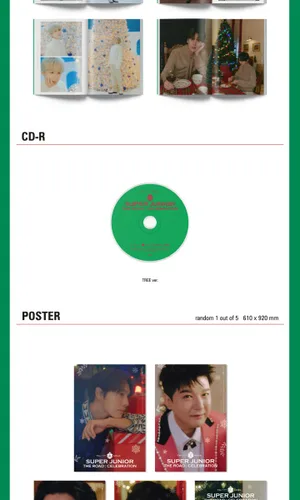 Vista 7 de SUPER JUNIOR Vol.2 The Road : Celebration 11th Album Poster+Photobook+Photocard+Tracking Random Version