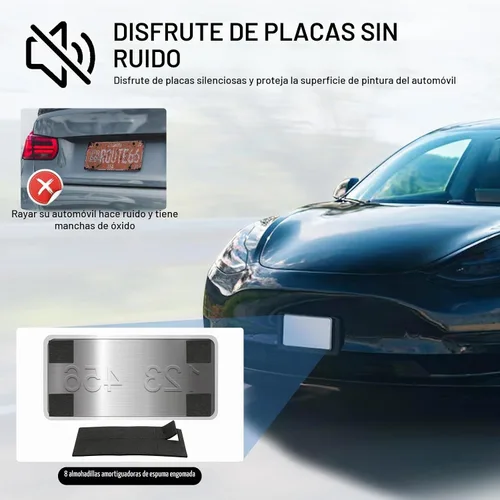 Vista 7 de Juego de tornillos antirrobo para placa de matrícula para asegurar marcos y cubiertas, pernos para placa de matrícula, tornillos M6 (1/4") a prueba