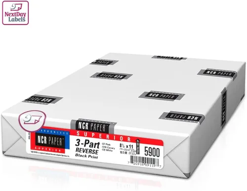 Vista 17 de NextDayLabels Papel NCR autocopiador, 2 partes inversas #5887, 8.5 x 11 2 Parte - Inversa