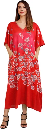 Vista 33 de Miss Lavish London - Kaftán largo para mujer - Kaftán de playa africano y kaftan moderno para fiesta y bodas 109-azul
