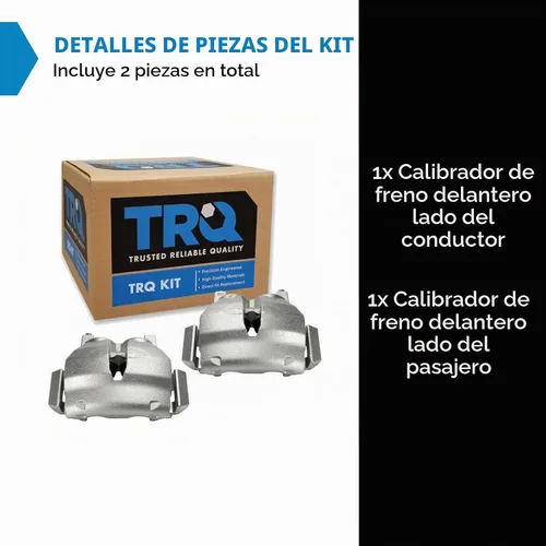 Vista 2 de TRQ - Juego de pinzas de freno delantero