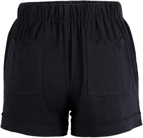 Vista 4 de Acelitt - Pantalones cortos para mujer con bolsillos cordón cintura elástica talla S-3XL