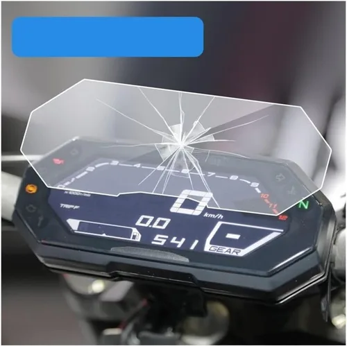 Vista 4 de Speedometer Scratch Film for Yam&aha MT-07 2021 Motorcycle Dashboard Screen Protection Film Cluster Scratch Protection Film Screen Protector