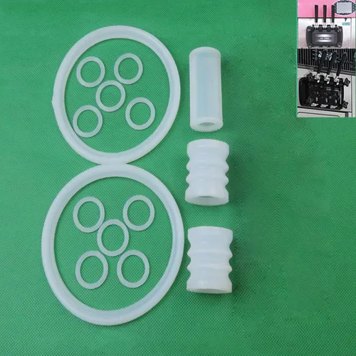 Vista 2 de Tubo de anillo de sellado de anillo de goma para máquina de helado de grado alimenticio para YIKAFU YKF para COOCO Soft Serve Ice Maker Accesorios