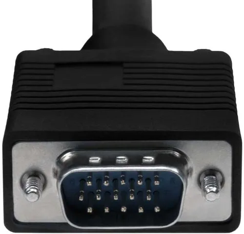 Vista 2 de SF Cable, Cable de monitor HD15 SVGA M/M de 150 pies con grano de ferrita