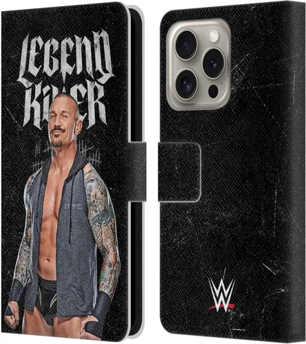 Vista 25 de Head Case Designs Officially Licensed WWE in My Veins Randy Orton Leather Wallet Case Compatible with Apple iPhone 11