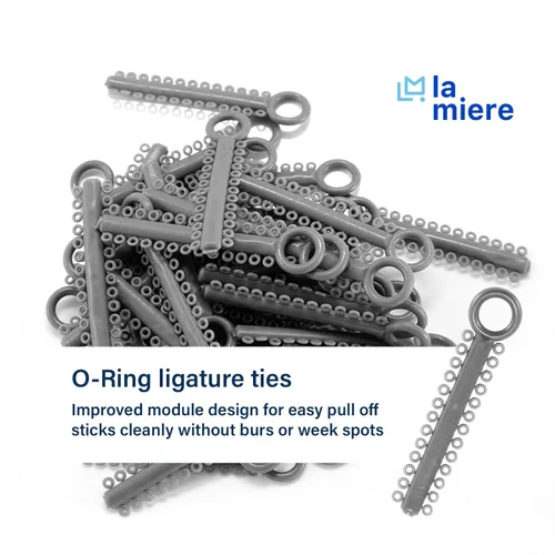 Vista 8 de 1040 Power Sticks Ligaduras Ataduras de ligadura ortodóntica O-Ties, Bandas elásticas de ligadura, Ataduras elásticas Anillos en O Bandas elásticas