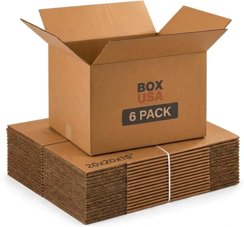 Vista 10 de BOX USA Cajas de cartón corrugado de 12 x 9 x 8, pequeñas de 12 pulgadas de largo x 9 pulgadas de ancho x 8 pulgadas de alto, paquete de 25 Envío