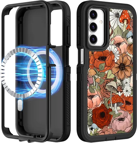 Vista 194 de Funda para Moto G 5G 2024 – Compatible con MagSafe para mujeres y niñas, bonita funda protectora magnética para teléfono, diseño femenino Kawaii