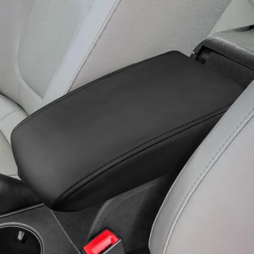 Vista 7 de INTGET Funda de reposabrazos de consola central para accesorios de VW Volkswagen Jetta 2012 2013 2014 2015 2016 20172018 Cojín de apoyo para el Negro