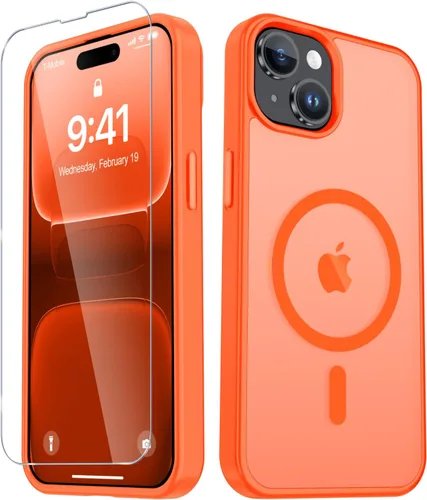 Vista 728 de Funda para Google Pixel 10 Pro XL, cubierta magnética mate, color negro Fit for MagSafe, Screen Protector included, Shockproof Military Grade