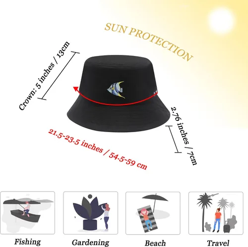 Vista 260 de ZLYC Gorra de pescador bordada de moda unisex para hombres y mujeres