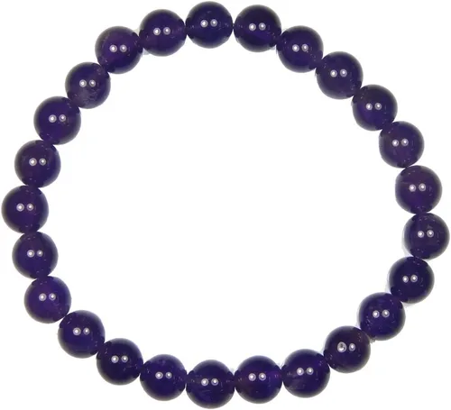 Vista 4 de Pulsera con cuentas de piedras preciosas de 0.315in para hombre y mujer.