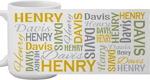 Vista 15 de Let's Make Memories - Taza personalizada con tu nombre y firma - Taza de café personalizada de 15 oz - Regalo para poner en la media navideña - Para