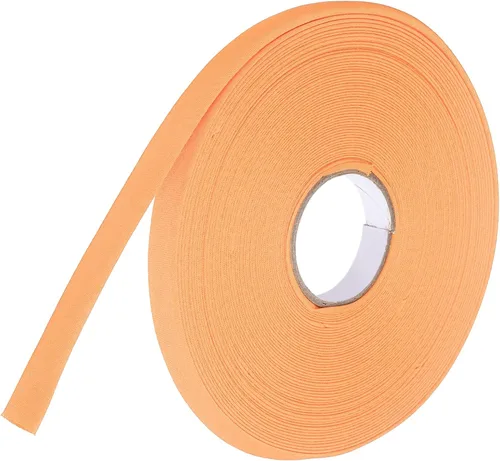 Vista 31 de MECCANIXITY Cinta al bies de doble pliegue de 1 pulgada, cinta al bies de poliéster continua a granel para coser, costura, acolchado, dobladillo
