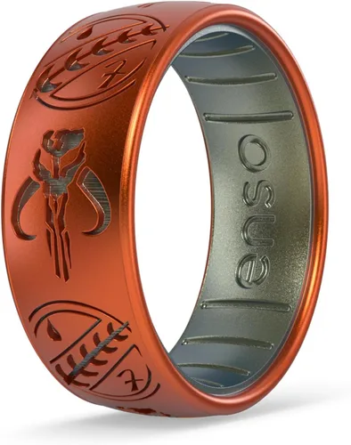 Vista 10 de Enso Rings Anillo de boda de silicona – Diseños grabados de Star Wars – Ajuste cómodo – Hecho en Estados Unidos – Ideal para uso activo