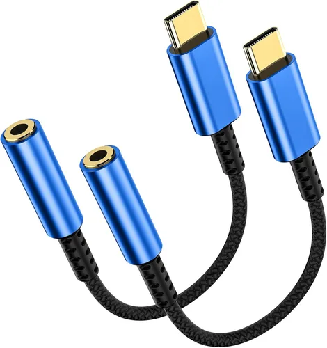 Vista 12 de Adaptador USB C a conector de auriculares de 3.5mm – Dongle de audio HiFi, cable tipo C a auxiliar hembra compatible con iPhone 17/16/15 Pro Max