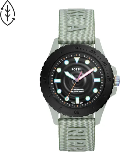 Vista 5 de Fossil - Reloj de cuarzo y acero inoxidable, casual, FB-01, inspirado en el buceo para hombre