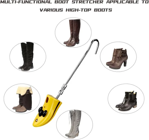 Vista 6 de XYH Botas elásticas para mujer, 4 estilos de estirador de botas, estirador de botas para botas vaqueras ajustables especializadas.