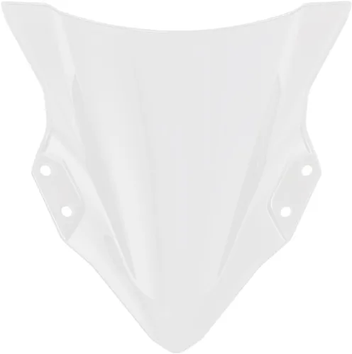 Vista 7 de Parabrisas de doble burbuja de plástico ABS para parabrisas Kawasaki Ninja 400 2018 2019 2020 2021 (negro)