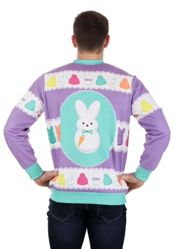 Vista 6 de Suéter Feo de Pascua para Adultos Peeps Multicolor
