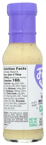 Vista 2 de Fody Food Company - César de ensalada de aderezo - Caja de 6-8 Fz