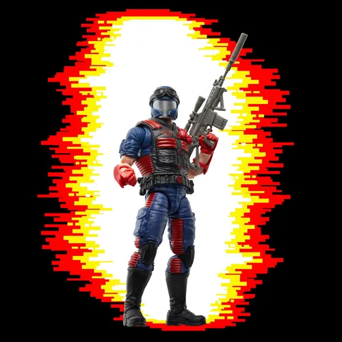 Vista 4 de G.I. Joe Classified Series Retro Cardback Cobra Viper, Figura de acción coleccionable de 6 pulgadas con 13 accesorios
