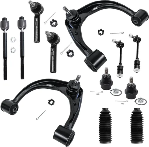 Vista 19 de Detroit Axle - Kit de extremo delantero para Hyundai Sonata XG350 XG300 Kia Optima, 2 brazos de control superiores con juntas de bola, 2 brazos