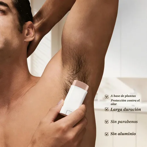 Vista 2 de Paquete de 4 desodorantes para hombre, desodorante sin aluminio para hombre