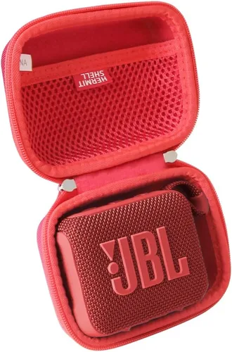 Vista 11 de Hermitshell Estuche rígido de viaje para altavoz Bluetooth portátil JBL Go 3 (negro)