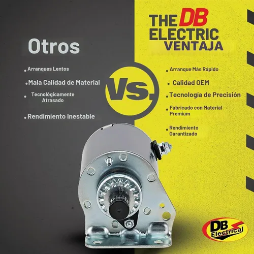 Vista 10 de DB Electrical SBS0044 Arrancador para John Deere Toro Cub Cadet Briggs HD