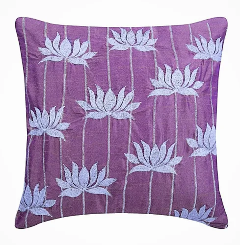 Vista 18 de The HomeCentric Funda de almohada personalizada, fundas de almohada moradas, fundas de cojín florales modernas, fundas de almohada de 12 x 12