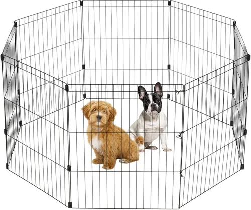 Vista 11 de IRIS USA Jaula Moderna de Madera para Perros – Elegante Perrera de Interior Estilo Mueble y Mesa Auxiliar para Perros Pequeños a Medianos, Jaula