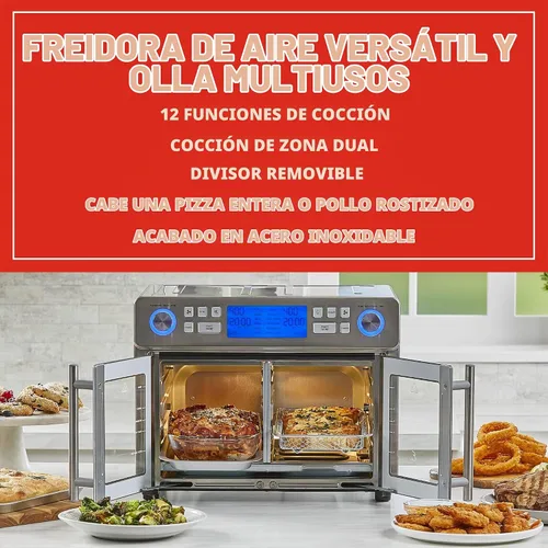 Vista 5 de Emeril Lagasse Dual Zone Technology 25QT Air Fryer Oven