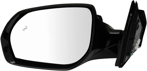 Vista 66 de TRQ Espejo plegable con calefacción eléctrica del lado del conductor con indicador de punto ciego pintura a juego negro liso compatible con Kia